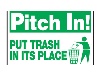 Please pick up your trash!